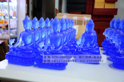 琉璃藥師佛批發(fā),廣州琉璃藥師佛廠家,古法琉璃佛像工廠,紀念品